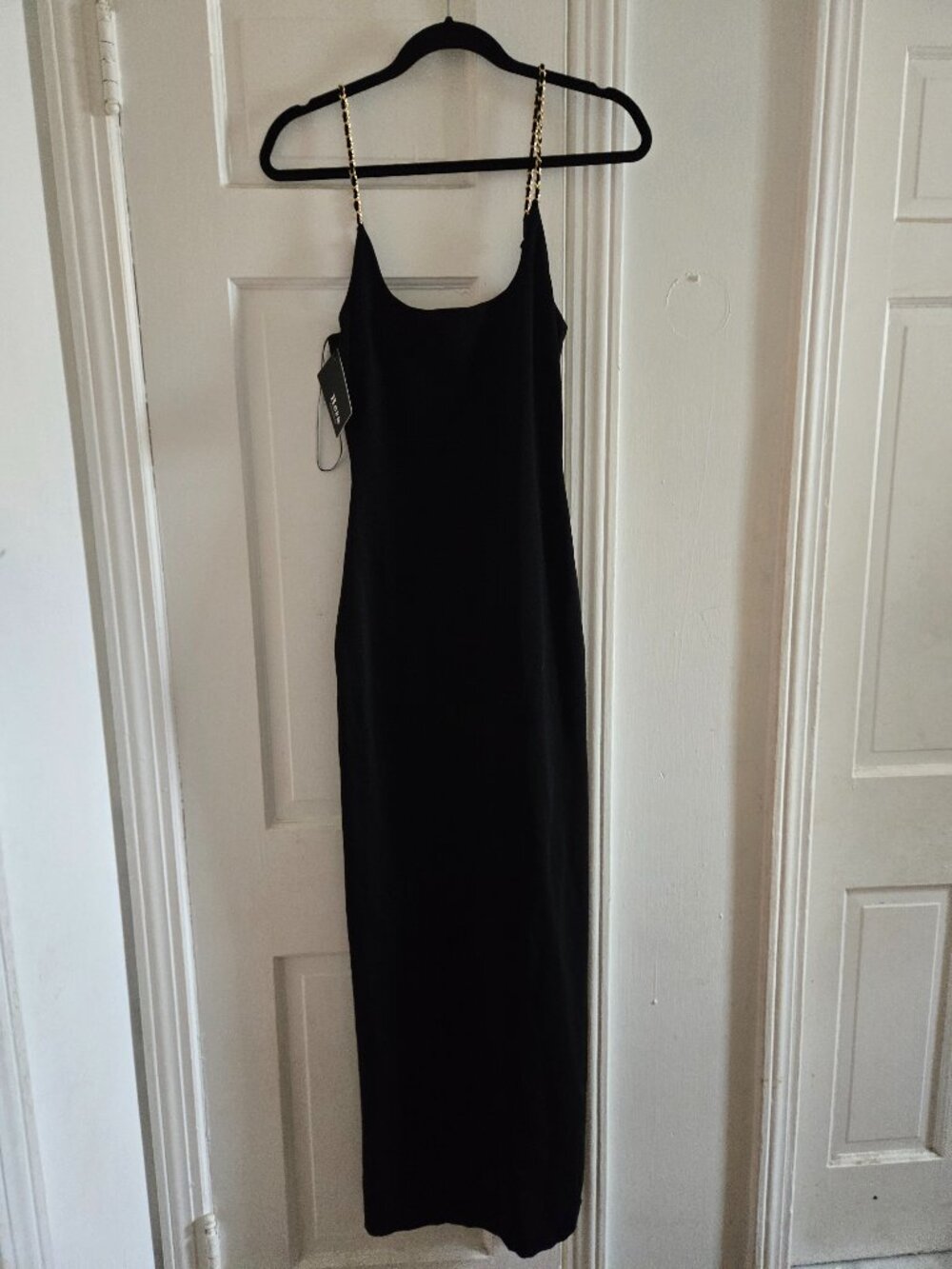 Black sexy Hera collection dress with side spilt "NEW"